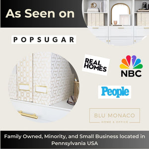 Load image into Gallery viewer, Magazine Holders White Magazine Holder - Set of 4 Gold Magazine Holders with Cream Woven Design Vintage Magazine Holder - Magazine File Holder Organizer Box - Book Bins Magazine File Box Office Décor
