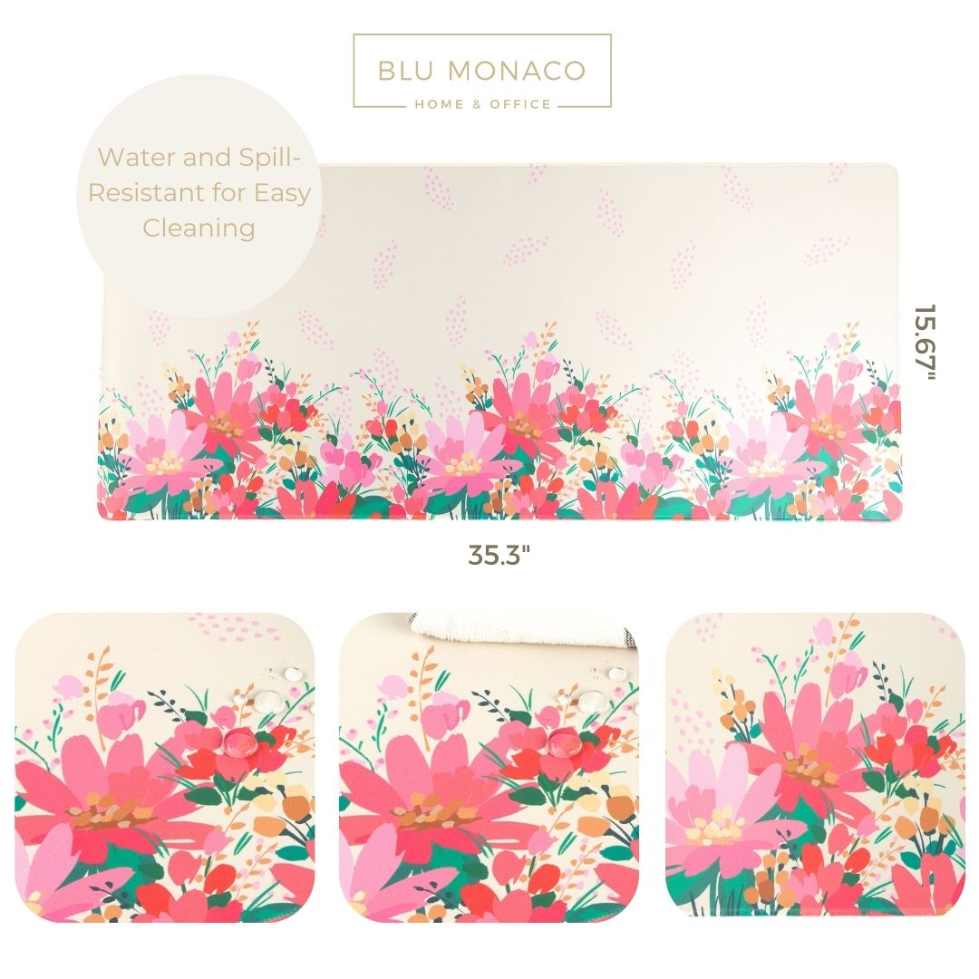 Extra Large Desk Mat Work 35 x 15.7 Office Décor for Women - Butterfly Desk  Mat Girly Desk Décor Computer Pad Desktop Mat - Desk Pad XL - Desk