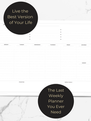 Load image into Gallery viewer, Weekly Planner Notepad – Undated Planner Pad with 52 Tear-Off Sheets – Beautiful To-Do List Notepad for Goals, Priorities, and Tracking