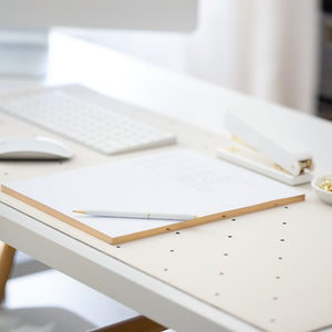 Load image into Gallery viewer, BLU MONACO Activity Log Notepad Log Comprehensive 50-Page Activity Log Notepad Sign in Sheet with Gold Text and Highlights - Your Ultimate Activity Log, and Daily Log for Work
