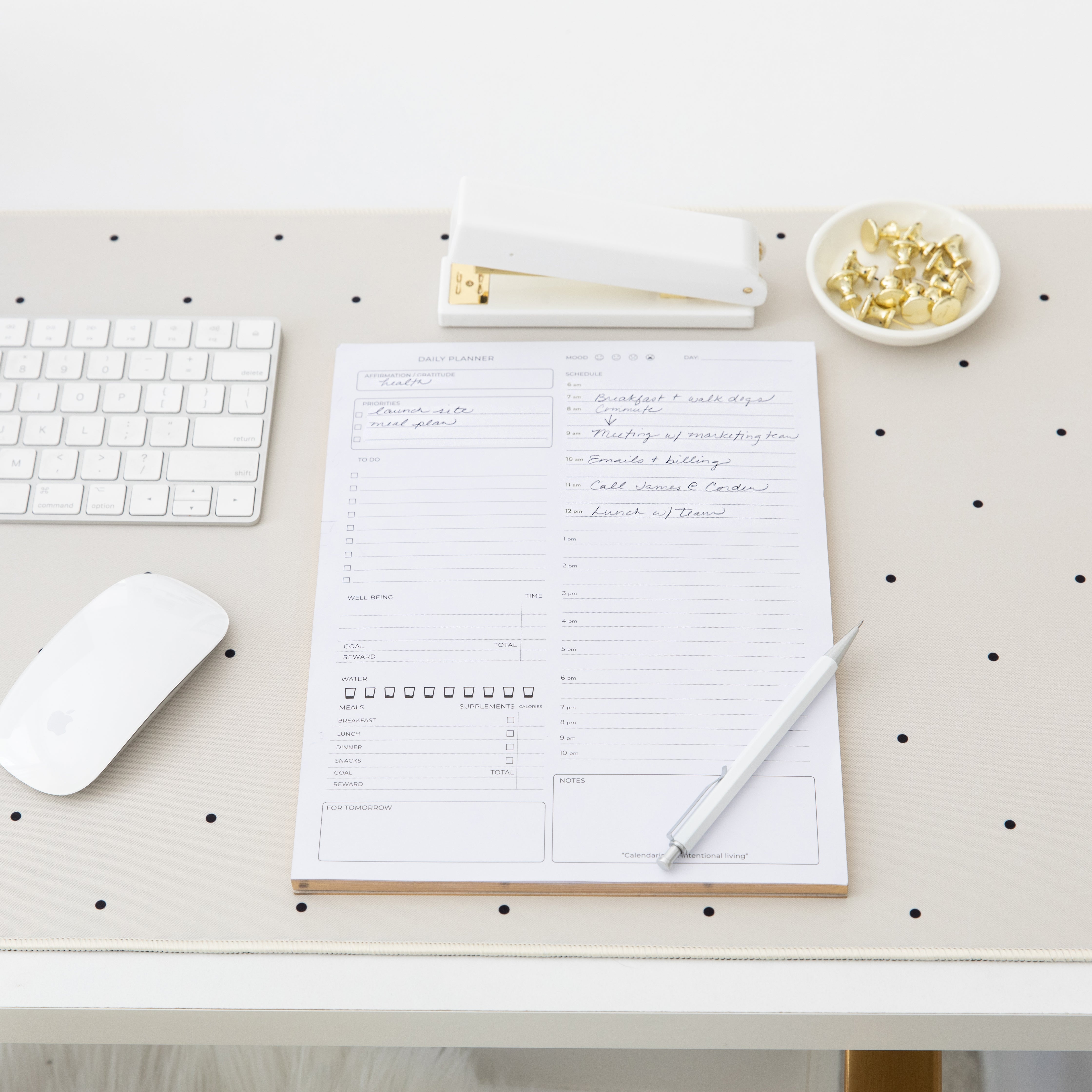 Daily Planner To-Do List Notepad - 50 Page Daily Planner Pad Checklist ...