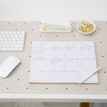 Load image into Gallery viewer, Black Weekly Planning Pad - Undated Calendar Notepad with 52 Tear-Off Sheets - Versatile Organizer for To-Do Lists, Scheduling, and Desk Planning
