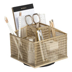 Load image into Gallery viewer, Gold Rotating Pen Cup - Pencil Cup
