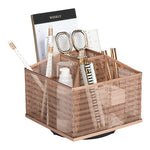 Load image into Gallery viewer, Rose Gold Rotating Pen Cup - Pencil Cup
