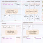 Load image into Gallery viewer, Blu Monaco Teacher Planner 2025-2026 Academic Year - Pastel Stripes, 8.5” x 11” Weekly &amp; Monthly School Lesson Planner Book for Teachers, Spiral Bound, 215 Stickers, Bookmark, July 25-26
