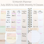 Load image into Gallery viewer, Blu Monaco Teacher Planner 2025-2026 Academic Year - Colorful Tree Design, 8.5&quot; x 11&quot; Weekly &amp; Monthly Lesson Planner, Spiral Bound, 215 Stickers, Bookmark, July 2025-2026
