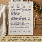 Load image into Gallery viewer, Large Brown Spiral Recipe Book – 160 Recipes, Lay‑Flat Design, Thick Paper, Color Tabs
