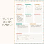 Load image into Gallery viewer, 2026–2027 Teacher Planner – Pastel Striped Cover | Best‑Selling Academic Lesson Plan Book for Teachers | July 2026–June 2027 | Monthly &amp; Weekly Planning, Stickers, Pocket &amp; Snap‑In Bookmark
