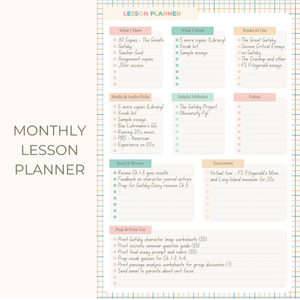 Load image into Gallery viewer, 2026–2027 Teacher Planner – Pastel Striped Cover | Best‑Selling Academic Lesson Plan Book for Teachers | July 2026–June 2027 | Monthly &amp; Weekly Planning, Stickers, Pocket &amp; Snap‑In Bookmark
