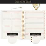 Load image into Gallery viewer, Large Planner 2024-2025 Daily Weekly Monthly Planners 2024-2025 for Women - 18 Month Planner 2024-2025 - Mom, Work, School Calendar Planner 8.5&quot; x 11&quot; Appointment Book with 419 Stickers and Bookmark
