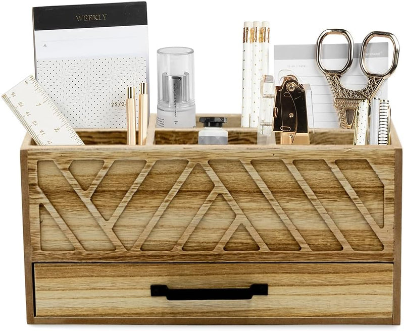 Riviera 6 Piece Gold Desk Organizer Set