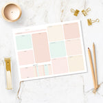 Load image into Gallery viewer, Pastel Weekly Planner Notepad – To-Do List with Habit Tracker and 52 Tear-Off Sheets – Beautiful Pastel Desk Planner for Goals, Priorities, and Self-Care
