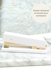 Load image into Gallery viewer, White and Gold Stapler
