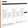 Dots Weekly Notepad - Time Blocking Pad with 52 Tear-Off Sheets - Beautiful Desk Organizer with Hourly Slots, Priorities, and Goals
