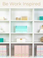 Load image into Gallery viewer, Set of 4 Foldable Magazine Holders in Pastel Stripes – Sturdy Cardboard Vertical Organizers with Label Holders
