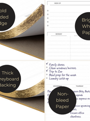 Load image into Gallery viewer, Weekly Planner Notepad – Undated Planner Pad with 52 Tear-Off Sheets – Beautiful To-Do List Notepad for Goals, Priorities, and Tracking