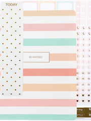 Load image into Gallery viewer, Small Planner 2024-2025 Daily Weekly Monthly Planners 2024-2025 - 6&quot; x 9&quot; Appointment Book for Women, Mom, Work, School Calendar Planner - 18 Month Planner 2024-2025 with 212 Stickers and Bookmark
