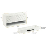 Load image into Gallery viewer, White Wooden Pen Organizer - Pencil Organizer
