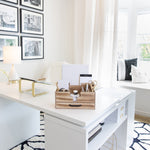 Load image into Gallery viewer, BLU MONACO Wooden Office Supplies Organizer
