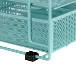 Load image into Gallery viewer, Fontvieille Desk Organizer with File Sorters and Drawer - Aqua
