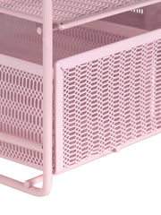 Load image into Gallery viewer, Fontvieille Desk Organizer with File Sorters and Drawer - Pink
