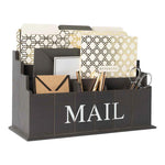 Load image into Gallery viewer, Espresso Brown Wooden Mail Organizer - 3 Tier
