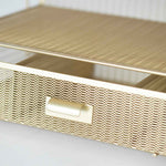 Load image into Gallery viewer, Fontvieille Desk Organizer with File Sorters and Drawer - Gold
