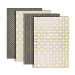 Load image into Gallery viewer, One (1) Decorative Notebook - Dark Grey or Cream with Gold Foil
