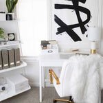 Load image into Gallery viewer, White Wooden Mail Organizer - 3 Tier with Label Holder
