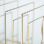 Load image into Gallery viewer, Fontvieille Desk Organizer with File Sorters and Drawer - Gold
