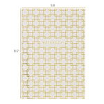 Load image into Gallery viewer, Decorative Notebooks - Set of 4 - Dark Grey and Cream with Gold Foil
