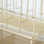 Load image into Gallery viewer, Fontvieille Desk Organizer with File Sorters and Drawer - Gold
