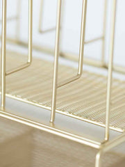 Load image into Gallery viewer, Fontvieille Desk Organizer with File Sorters and Drawer - Gold
