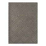 Load image into Gallery viewer, One (1) Decorative Notebook - Dark Grey or Cream with Gold Foil
