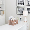 Rose Gold Desk Organizer with Drawer