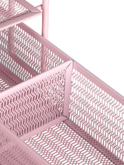 Load image into Gallery viewer, Fontvieille Desk Organizer with File Sorters and Drawer - Pink
