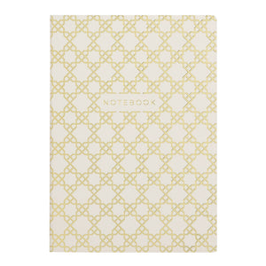 Load image into Gallery viewer, One (1) Decorative Notebook - Dark Grey or Cream with Gold Foil
