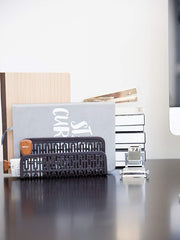 Load image into Gallery viewer, Blu Monaco Bronze Desk Organizer for - 3 Piece Desk Accessories Set - Bronze Trellis Pattern - Blu Monaco
