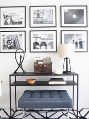 Load image into Gallery viewer, Brown Wooden Mail Organizer with Drawer
