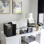 Load image into Gallery viewer, Fontvieille 5 Piece Black Desk Organizer Set With Desktop Hanging File Organizer
