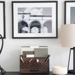 Load image into Gallery viewer, Brown Wooden Mail Organizer with Drawer
