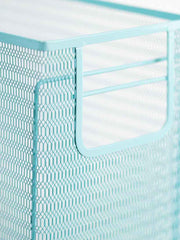 Load image into Gallery viewer, Fontvieille 5 Piece Aqua Desk Organizer Set with Desktop Hanging File Organizer
