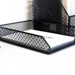 Load image into Gallery viewer, Riviera 6 Piece Black Desk Organizer Set
