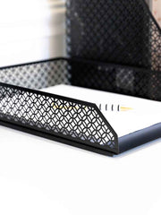 Load image into Gallery viewer, Riviera 6 Piece Black Desk Organizer Set
