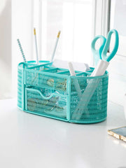 Load image into Gallery viewer, Fontvieille Aqua Desk Organizer with Drawer

