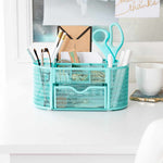Load image into Gallery viewer, Fontvieille Aqua Desk Organizer with Drawer
