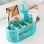 Load image into Gallery viewer, Fontvieille Aqua Desk Organizer with Drawer
