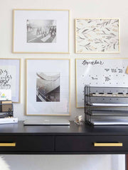 Load image into Gallery viewer, Stackable Paper Trays with Accessory Tray - 4 Tier - Black Metal Mesh - Letter Size
