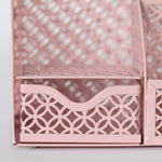 Load image into Gallery viewer, Riviera Designer Metal Desk Organizer with Drawer - Pink
