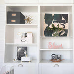 Load image into Gallery viewer, Light Pink Wooden Mail Organizer - 3 Tier
